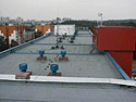 Pokládka nové hydroizolace a nátěr klempířských prvků, Ostrava, hotel Vista